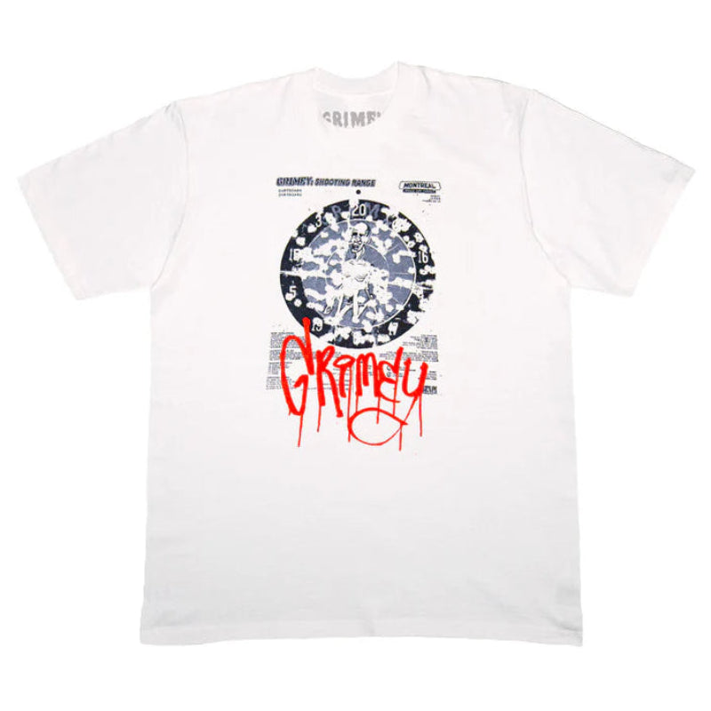 Grimey T-Shirt Buckshot - White