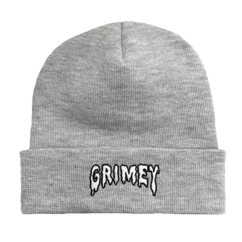 Grimey Beanie Logo - Grey
