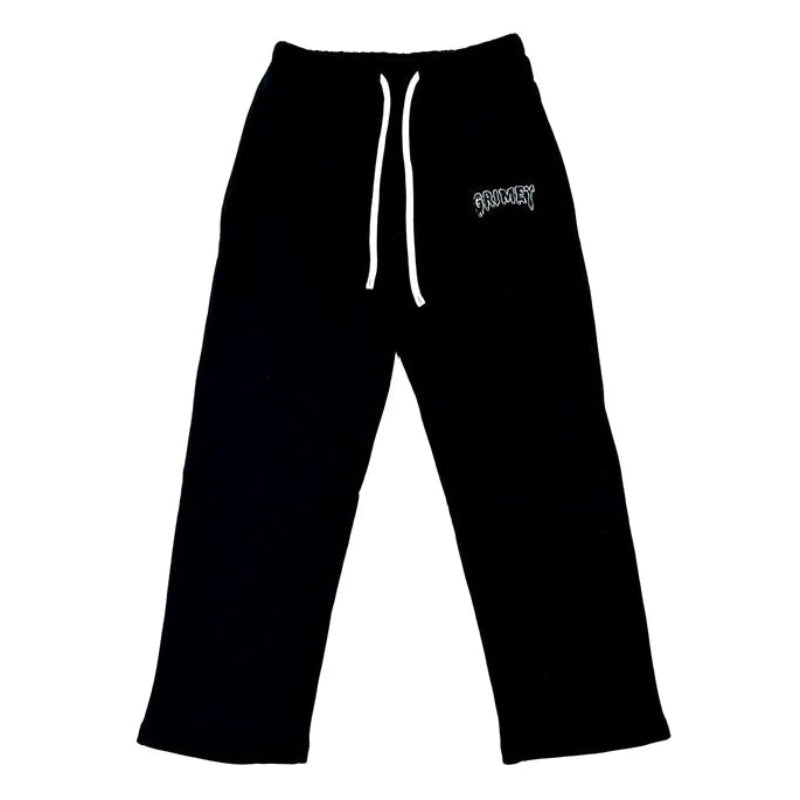 Grimey Sweatpants Logo - Black