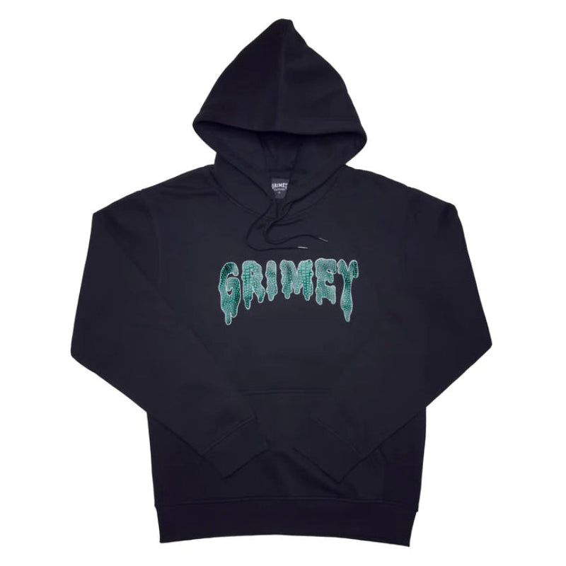 Grimey Hoody Pullover Gator Logo - Black