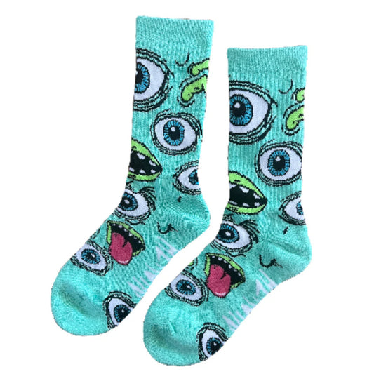 Heroin Socks Teal Mutant (Crew)