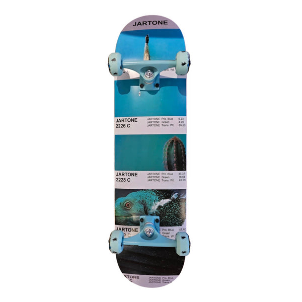 Jart Complete Skateboard Jartone Blue 53mm 99a - 8"