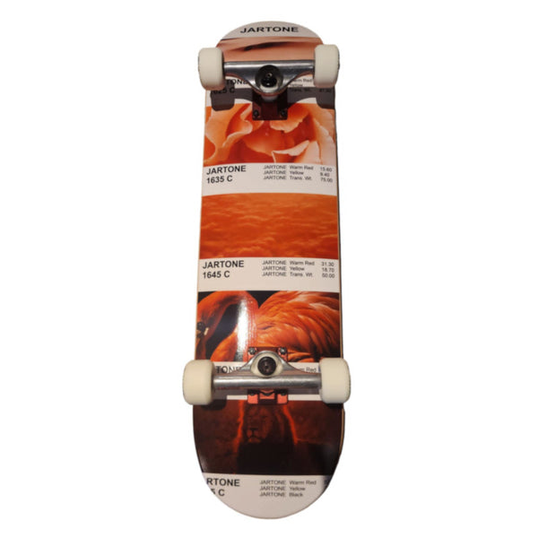 Jart Complete Skateboard Jartone Orange 53mm 99a - 8.25"