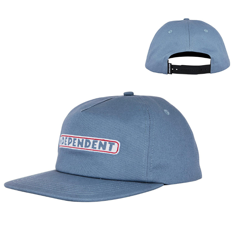 Independent Cap Bar Logo (Snapback) - Slate Blue