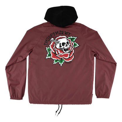 Independent Windbreaker Dressen Skull Rose - Bordeaux