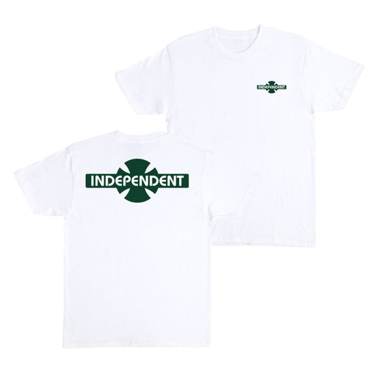 Independent T-Shirt OG Bar Cross Legacy - Blanc