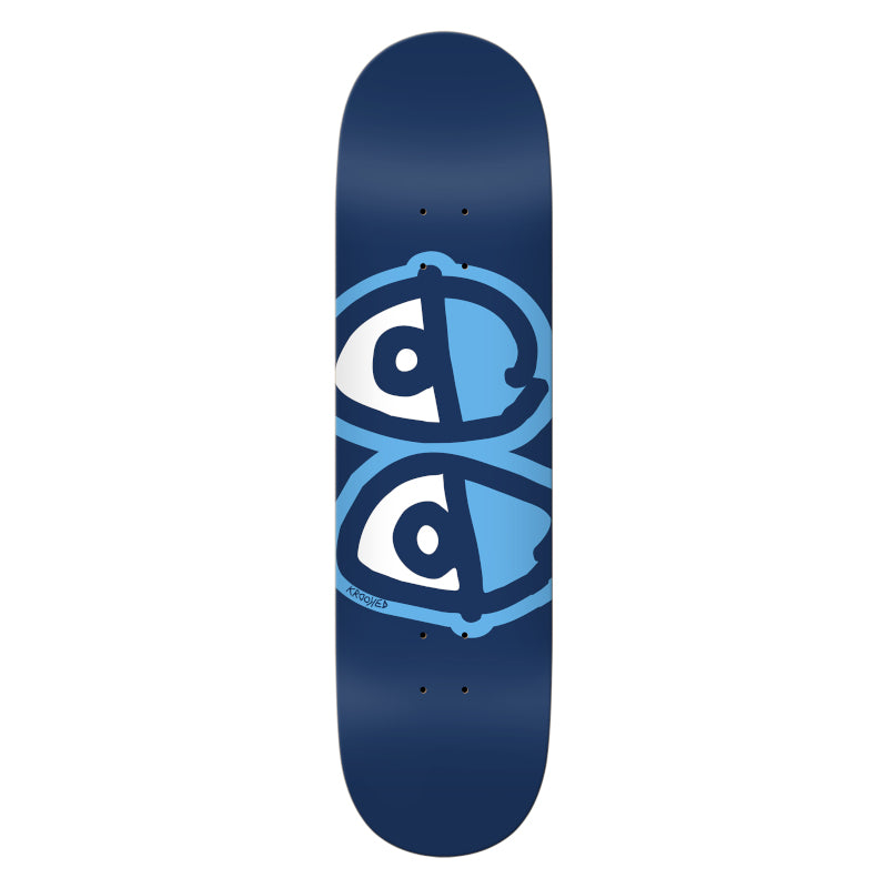 Krooked Deck Easy Rider Eyes - Blue 8.38"