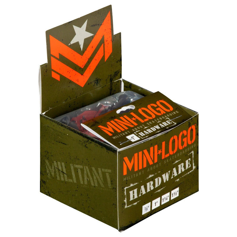 Mini Logo Truck Bolts 1 Inch Phillips