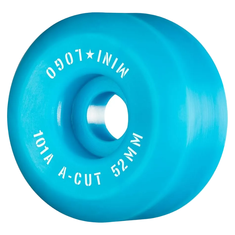 52mm 101a Mini Logo Wheels A-Cut - Blue