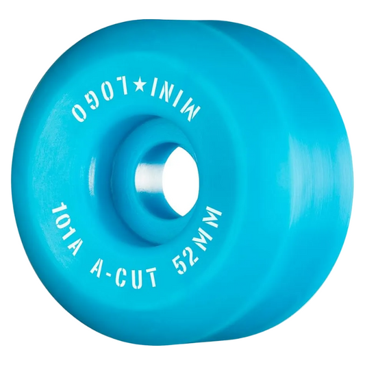 52mm 101a Mini Logo Wheels A-Cut - Blue