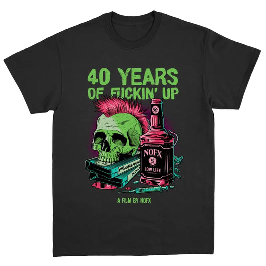 NOFX T-Shirt Bottle Skull - Black