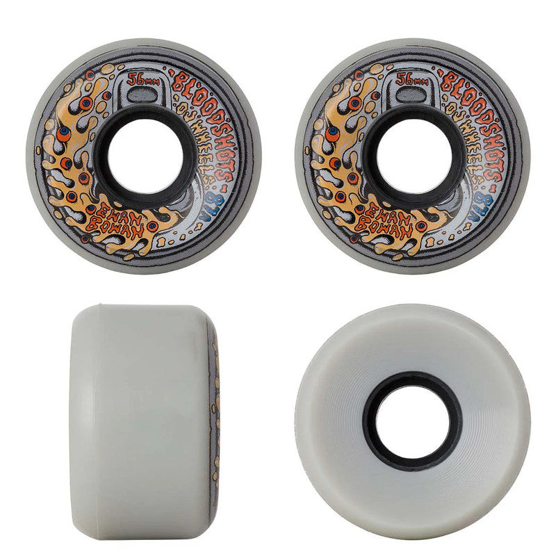 56mm 87a OJ Wheels Bowman Bloodshots Keyframes
