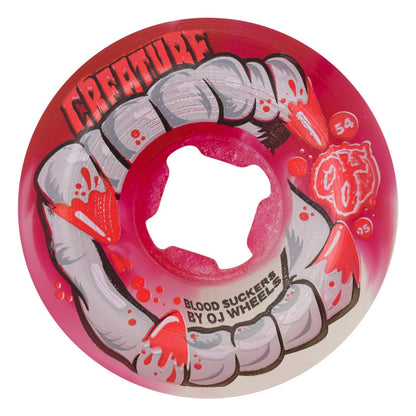 54mm 95a OJ Wheels x Creature Curbsuckers Bloodsuckers