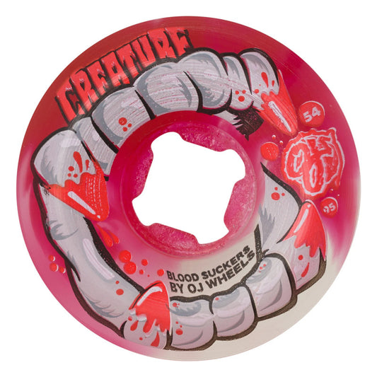 54mm 95a OJ Wheels x Creature Curbsuckers Bloodsuckers