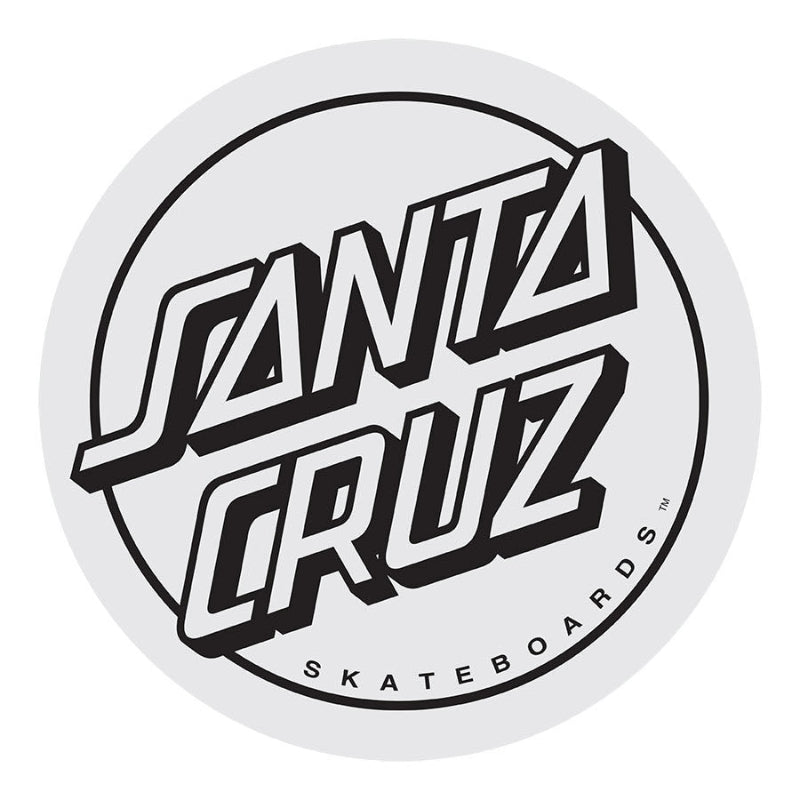 Santa Cruz Sticker Opus Dot - Noir/Blanc Medium