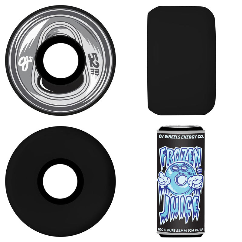 52mm 92a OJ Wheels Frozen Juice Keyframes - Noir