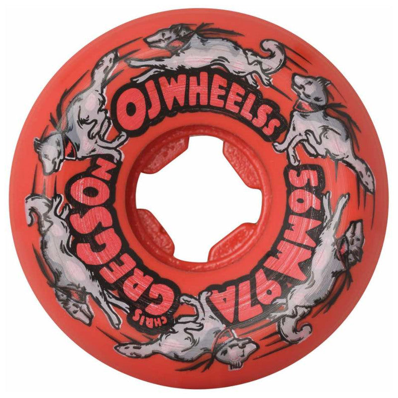 56mm 97a OJ Wheels Gregson Masher 2 Mini Combo - Noir/Rouge