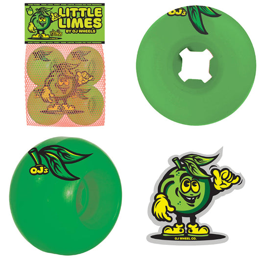 58mm 99a OJ Wheels Lil' Doodies Little Limes