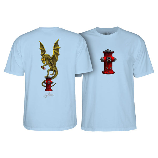 Powell & Peralta T-Shirt Andy Anderson Vajra- Bleue Leger