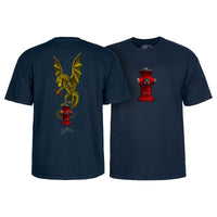 Powell & Peralta T-Shirt Andy Anderson Vajra- Navy