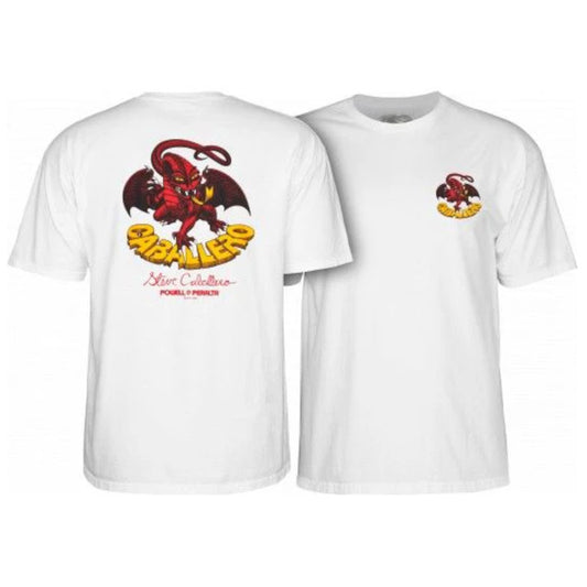 Powell & Peralta T-Shirt Cab Dragon 2 - Blanc