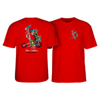 Powell & Peralta T-Shirt Caballero Chopper - Rouge