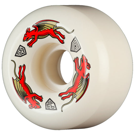 56mm 93a Powell & Peralta Wheels Nano Rats Dragon Formula AV6 Red (56x36)