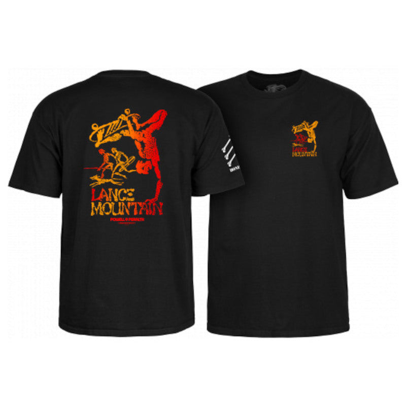 Powell & Peralta T-Shirt Bone Brigade Lance Mountain - Noir