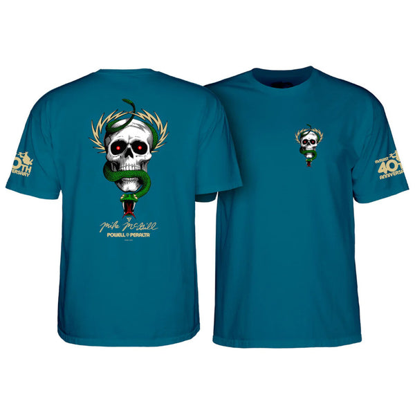 Powell & Peralta T-Shirt McGill McTwist 40th Anniversary - Galapagos Blue