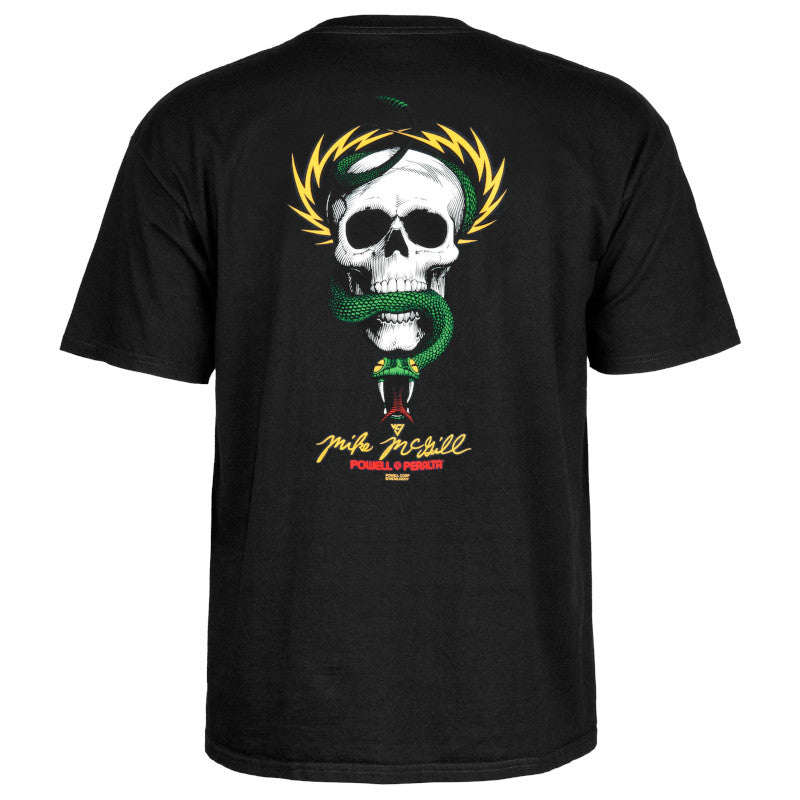 Powell & Peralta T-Shirt McGill Skull and Snake - Noir