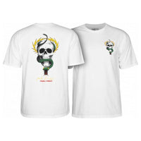 Powell & Peralta T-Shirt McGill Skull and Snake - White