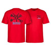 Powell & Peralta T-Shirt Rat Bones - Rouge