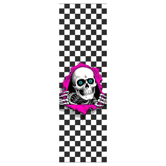 Powell & Peralta Griptape Sheet Ripper Checker 9" - White