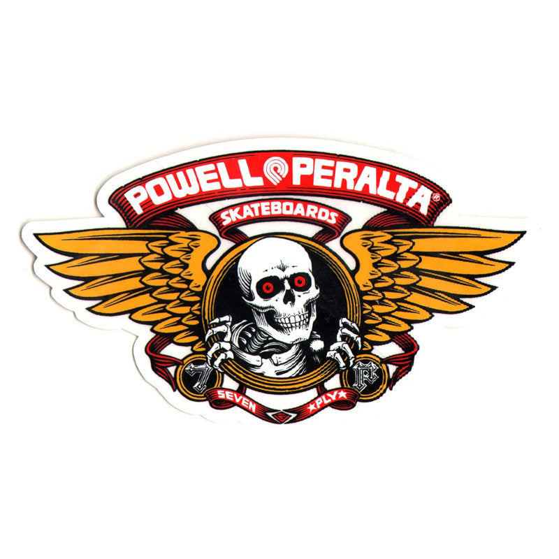 Powell & Peralta Sticker Winged Ripper - XL