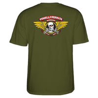 Powell & Peralta T-Shirt Winged Ripper - Army Green