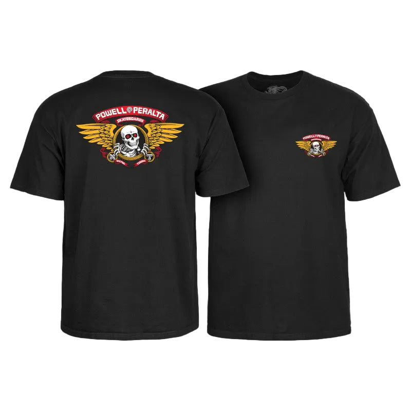 Powell & Peralta T-Shirt Winged Ripper - Noir