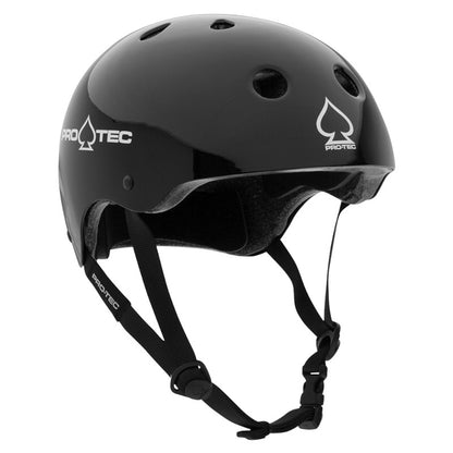 Pro-Tec Casque Classique Certifié - Noir Brillant