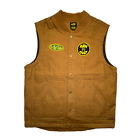 RAW CULT Vest Do Not Follow - Brun Leger