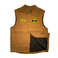 RAW CULT Vest Do Not Follow - Brun Leger