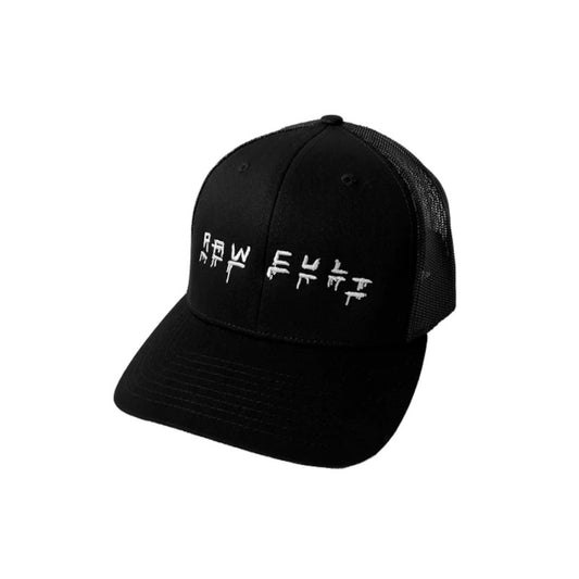 RAW CULT Cap Hangman Lettering Meshback