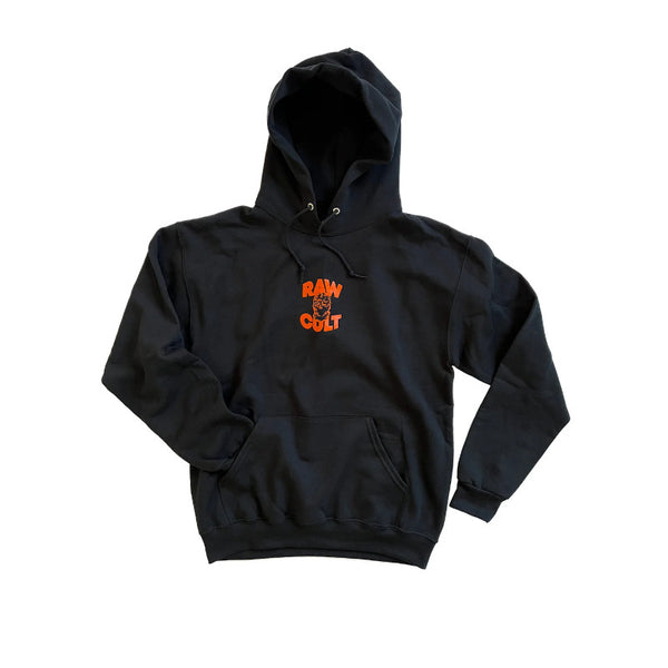 RAW CULT Hoodies Mask Cult - Orange on Black