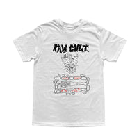 RAW CULT T-Shirt Ninth Death Of The CULT - White