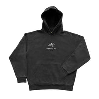 RAW CULT Hoodies Remains - Black Heavyweight