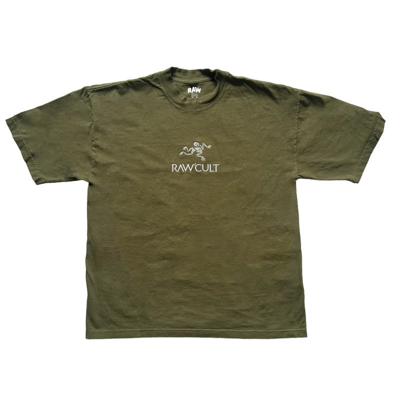 RAW CULT T-Shirt Remains Army Green