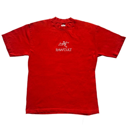 RAW CULT T-Shirt Remains Red