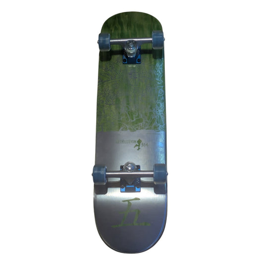 Revolution 514 Complete Skateboard Akira Silver Foil 5 years 52mm 95a - 7.5"