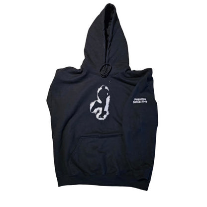 Sweat à capuche Bigger Pushing Cinquième Anniversaire - Black/Silver