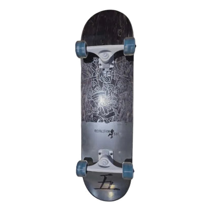 Revolution 514 Complete Skateboard Akira Silver Foil 5 years 52mm 95a - 7.5"