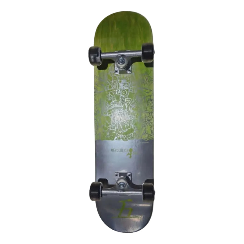 Revolution 514 Complete Skateboard Akira Silver Foil 5 years 53mm 86a - 8.0"