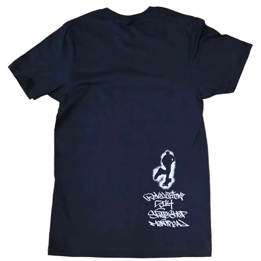 Revolution 514 T-Shirt Skateshop Graffiti - Marine